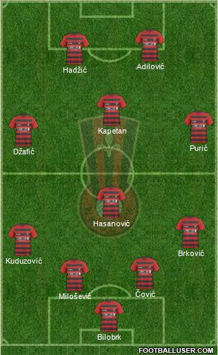 NK Celik Zenica Formation 2011