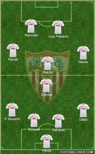 Sevilla F.C., S.A.D. Formation 2011
