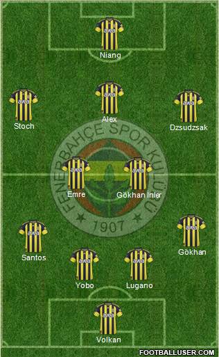 Fenerbahçe SK Formation 2011