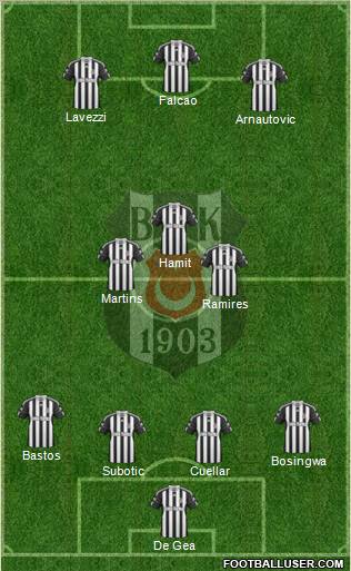 Besiktas JK Formation 2011