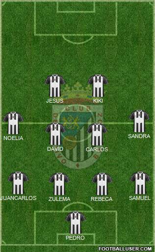 C.D. Badajoz S.A.D. Formation 2011