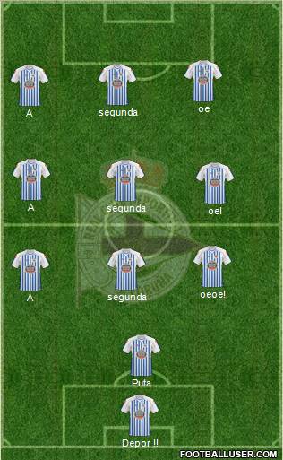 R.C. Deportivo de La Coruña S.A.D. Formation 2011