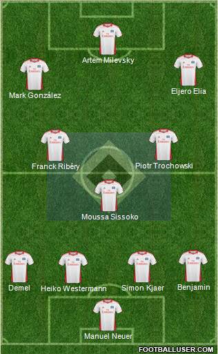 Hamburger SV Formation 2011