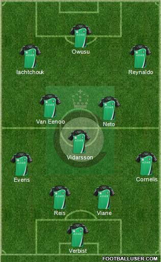 KSV Cercle Brugge Formation 2011