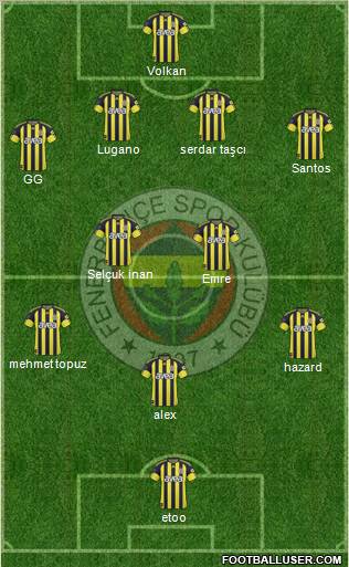 Fenerbahçe SK Formation 2011
