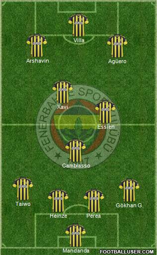 Fenerbahçe SK Formation 2011