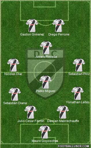 Danubio Fútbol Club Formation 2011