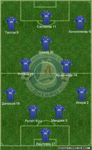 Dnipro Dnipropetrovsk Formation 2011