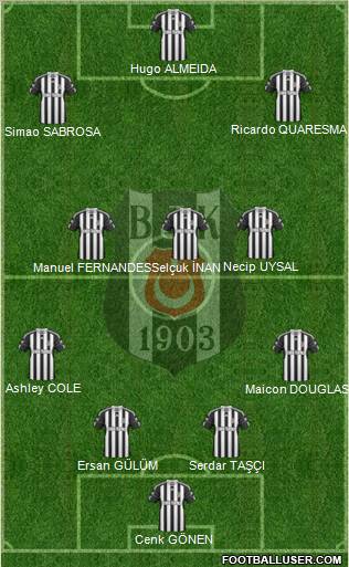 Besiktas JK Formation 2011