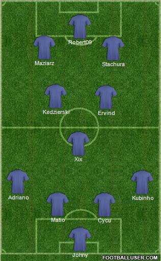 Pro Evolution Soccer Team Formation 2011