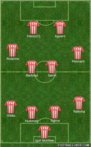 Stoke City Formation 2011