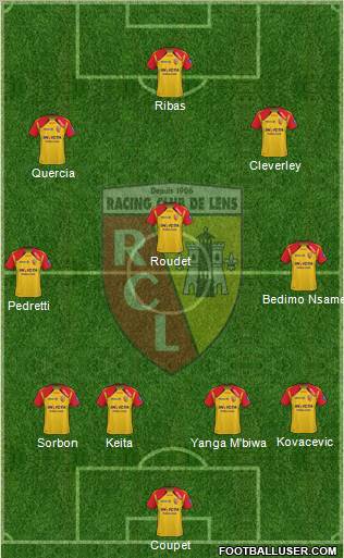 Racing Club de Lens Formation 2011