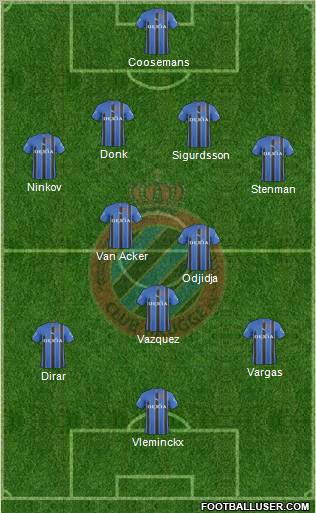 Club Brugge KV Formation 2011