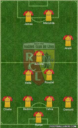 Racing Club de Lens Formation 2011