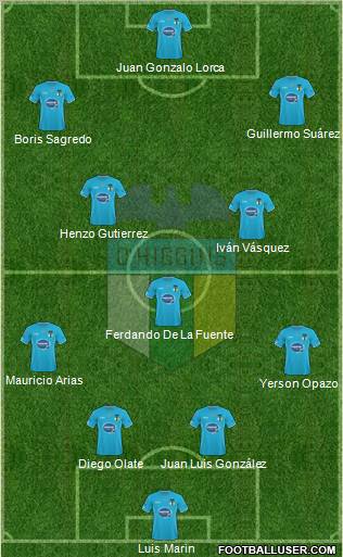 CD O'Higgins de Rancagua S.A.D.P. Formation 2011
