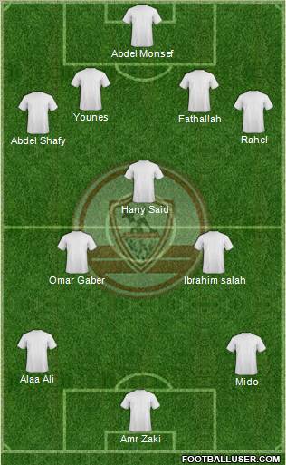 Zamalek Sporting Club Formation 2011