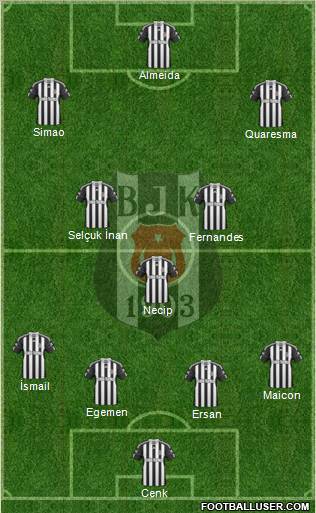 Besiktas JK Formation 2011