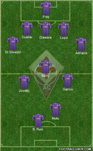 Fiorentina Formation 2011