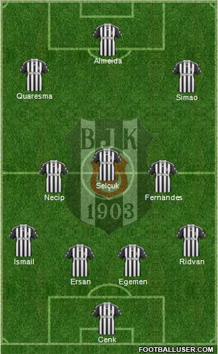 Besiktas JK Formation 2011
