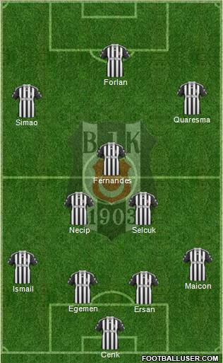 Besiktas JK Formation 2011