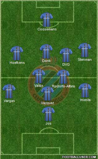 Club Brugge KV Formation 2011