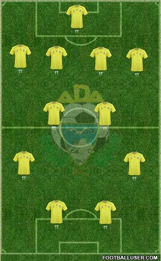 A.D. Alcorcón football formation