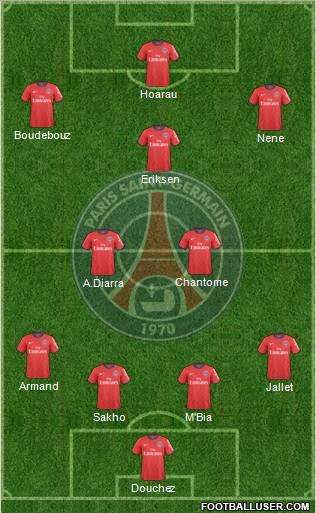 Paris Saint-Germain Formation 2011