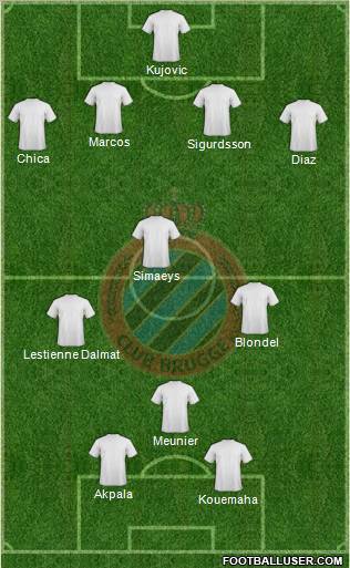 Club Brugge KV Formation 2011
