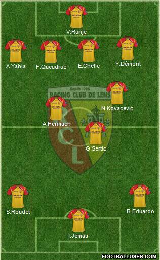 Racing Club de Lens Formation 2011