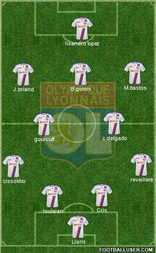 Olympique Lyonnais Formation 2011