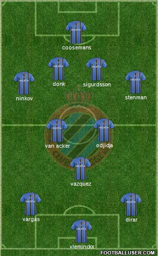 Club Brugge KV Formation 2011