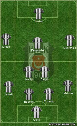 Besiktas JK Formation 2011