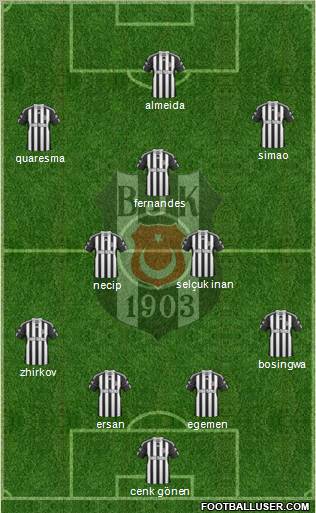 Besiktas JK Formation 2011