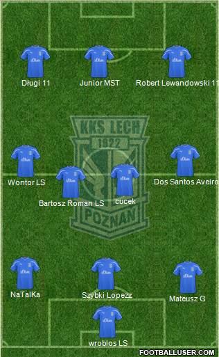 Lech Poznan Formation 2011