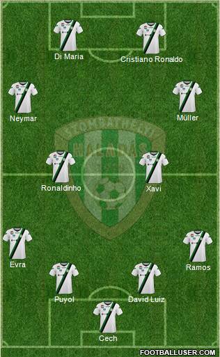 Haladás FC Formation 2011