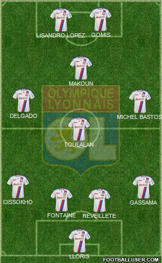 Olympique Lyonnais Formation 2011