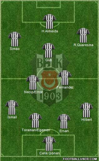 Besiktas JK Formation 2011