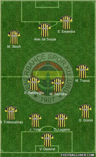 Fenerbahçe SK Formation 2011
