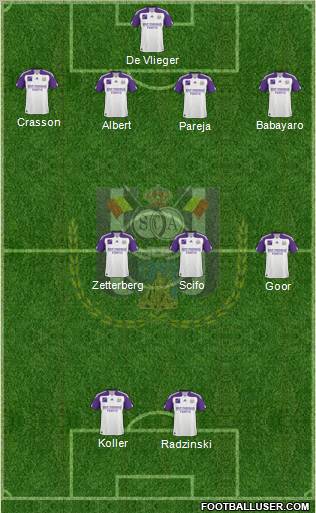 RSC Anderlecht Formation 2011