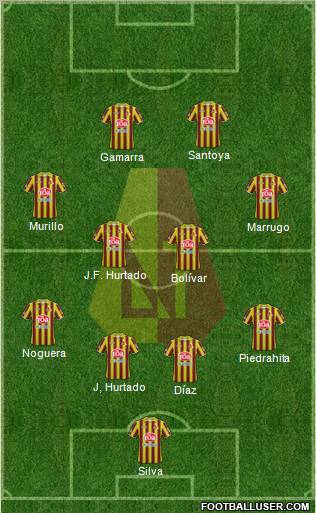 CC Deportes Tolima Formation 2011