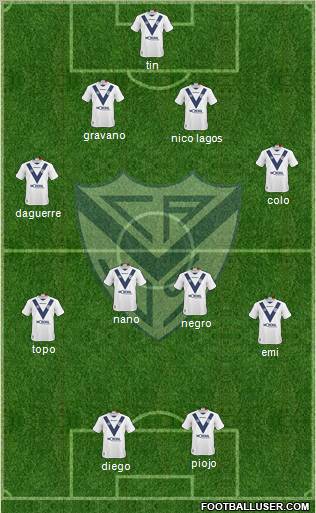 Vélez Sarsfield Formation 2011
