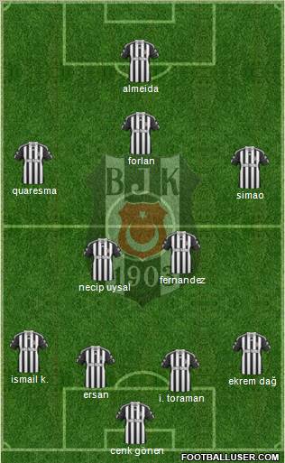 Besiktas JK Formation 2011