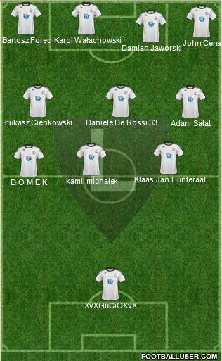 Legia Warszawa Formation 2011