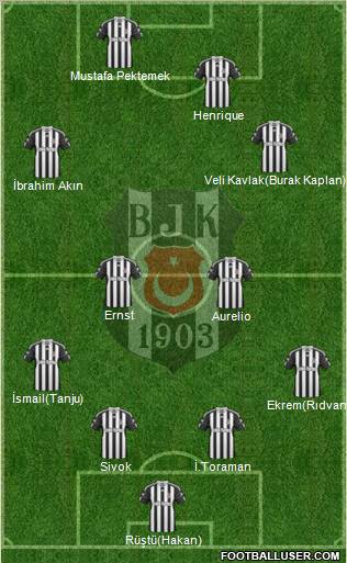 Besiktas JK Formation 2011