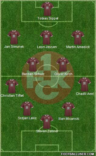 1.FC Kaiserslautern Formation 2011
