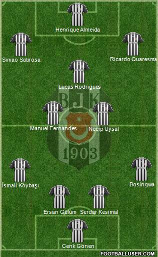 Besiktas JK Formation 2011