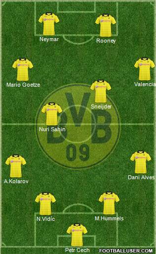 Borussia Dortmund Formation 2011
