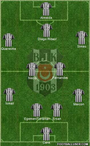 Besiktas JK Formation 2011