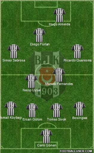 Besiktas JK Formation 2011