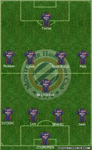 Montpellier Hérault Sport Club Formation 2011